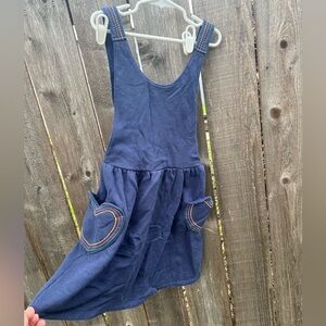 8-9y Mini Boden Overall Dress like new